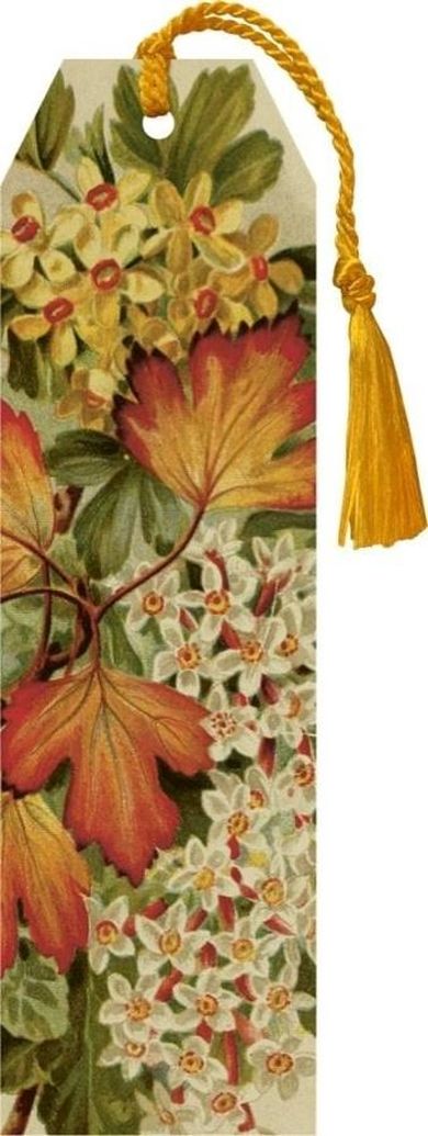 Skona Ting, zakładka do książki ze wstążką, Jesienne liście
