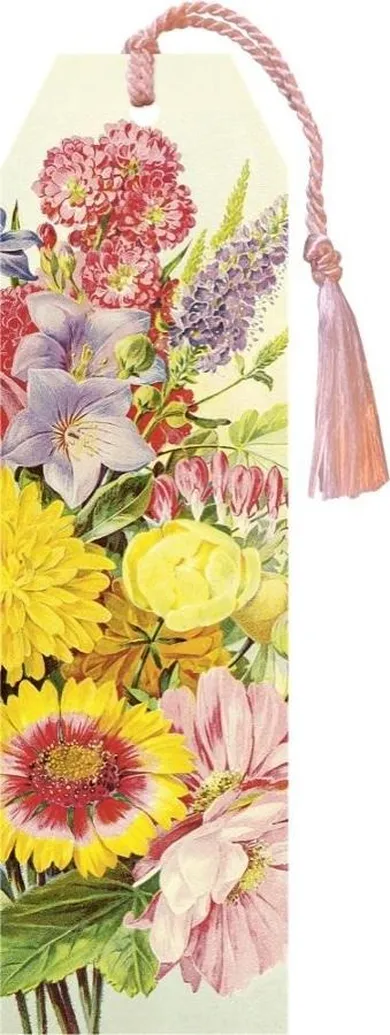 Skona Ting, zakładka do książki ze wstążką, Letnie kwiaty
