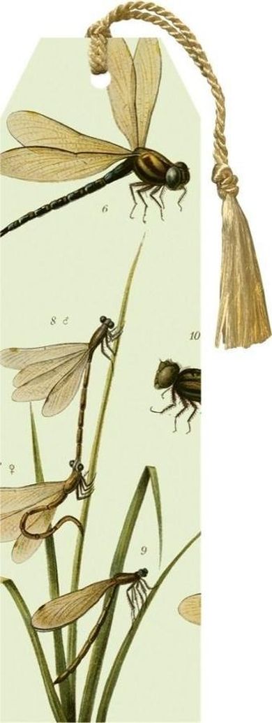 Skona Ting, zakładka do książki ze wstążką, Ważki