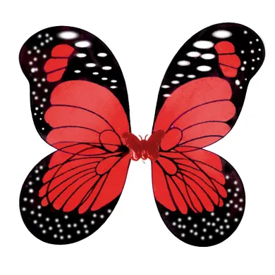 Skrzydła Motyla, czerwone, 41-45 cm