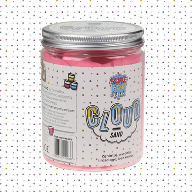 Slimebox, gotowy slime cloud sand, różowy 500g