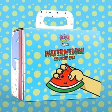 Slimebox, squishy box, watermelon