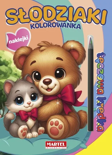 Słodziki. Kolorowanka z kredką