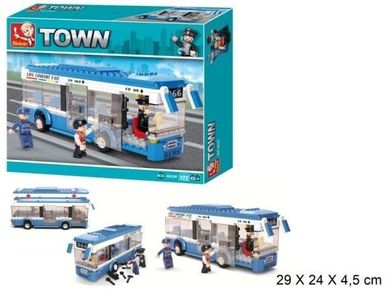 Sluban, Miasto, autobus, klocki, 235 elementów
