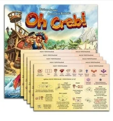 Smart Flamingo, Oh Crab! pakiet językowy PL/EN/DE/ES, dodatek do gry