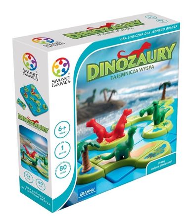 Smart Games, Dinozaury, Tajemnicza wyspa, gra logiczna