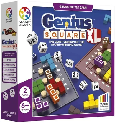 Smart Games, Genius Square XL, wersja angielska, gra logiczna