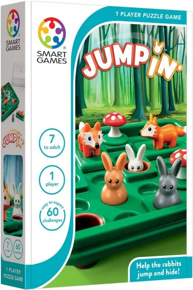 Smart Games, Jump In', wersja angielska, gra logiczna