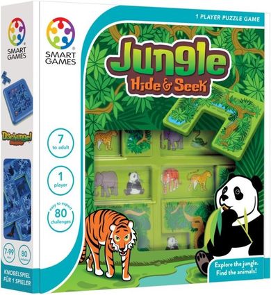 Smart Games, Jungle Hide & Seek, wersja angielska, gra logiczna