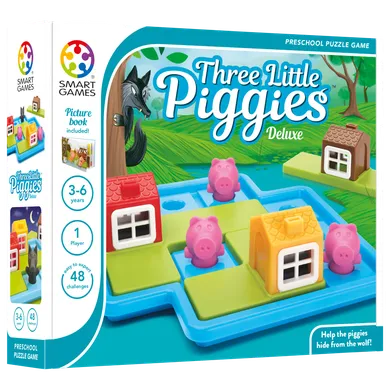 Smart Games, Three Little Piggies, wersja angielska, gra logiczna