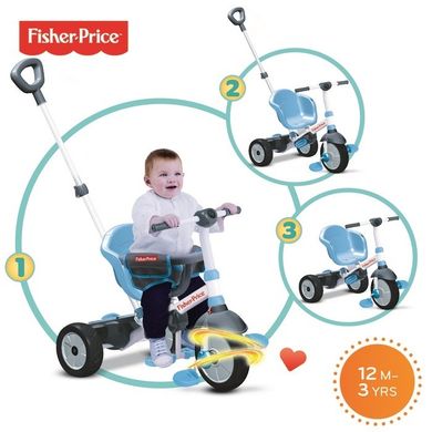 Smart Trike, Fisher-Price, Charm 3w1, rowerek, niebieski
