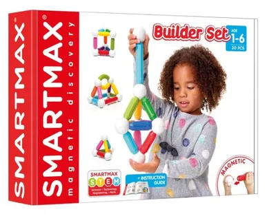 SmartMax, Builder Set, klocki magnetyczne, 20 elementów