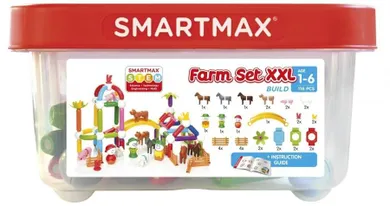 SmartMax, Farm Set XXL, klocki magnetyczne, 116 elementów