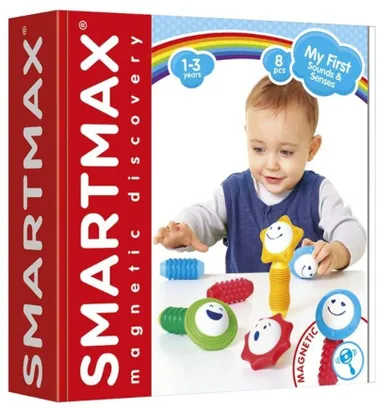 SmartMax, My First Sound & Senses, klocki magnetyczne, 8 elementów
