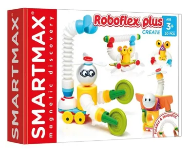 SmartMax, Roboflex Plus, klocki magnetyczne, 20 elementów