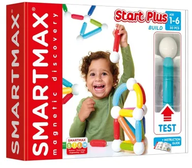 SmartMax, Start Plus, klocki magnetyczne, 30 elementów