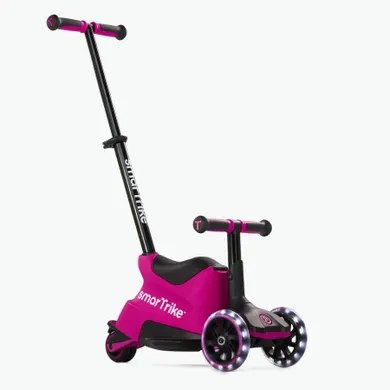 SmarTrike, Xtend Scooter + Ride-on, hulajnoga 4w1, Pink