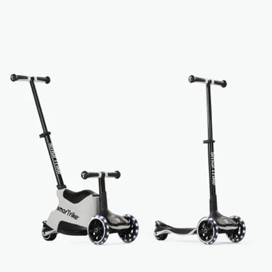 SmarTrike, Xtend Scooter + Ride-on, hulajnoga-jeździk 4w1, Cool Grey