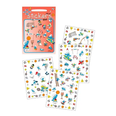 Smerfy, Sport, zestaw 180 naklejek