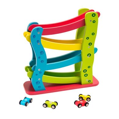 Smiki, Autodrom drewniany z 4 pojazdami