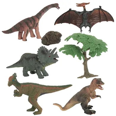 Smiki, Dinozaury, zestaw figurek, 7 elementów
