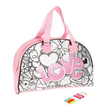 Smiki, Fashion Me, Love, torebka do kolorowania, zestaw kreatywny