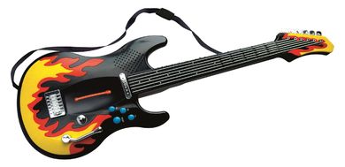 Smiki, gitara z płomieniami