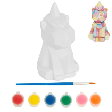 Smiki, Jednorożec, lampka do dekorowania, zestaw z farbkami