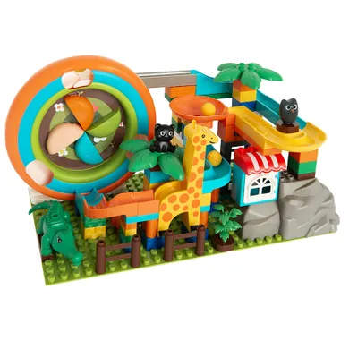 Smiki, klocki konstrukcyjne z kulodromem i figurkami, 142 elementy