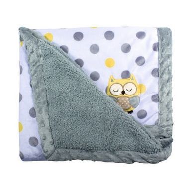 Smiki, kocyk dwuwarstwowy z aplikacją, 76-102 cm