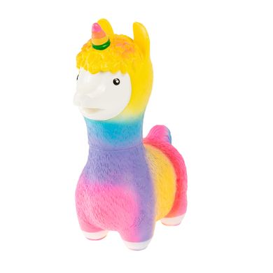 Smiki, Lama-Jednorożec, gumowa zabawka, 19 cm