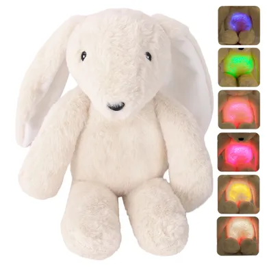 Smiki, Little Dreamer, Szumiący króliczek, maskotka ze światłem i melodiami