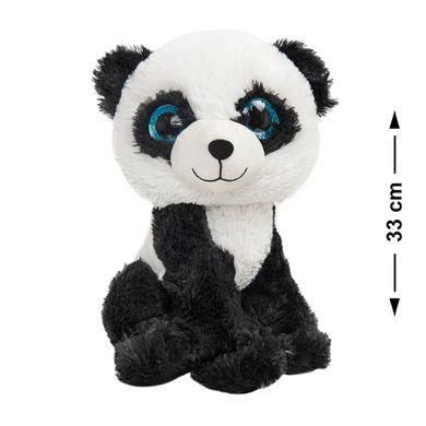 Smiki, Panda, maskotka z brokatowymi oczkami, 33 cm