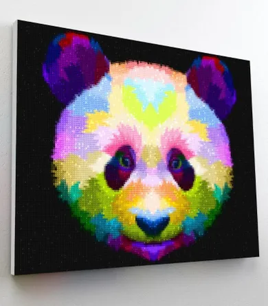 Smiki, Panda, mozaika diamentowa, zestaw kreatywny