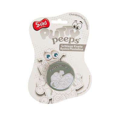 Smiki, Putty Peeps, bystra plastelina, mtealiczny srebrny