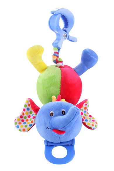 Smiki, Słoń, grająca zawieszka pluszowa, 24 cm