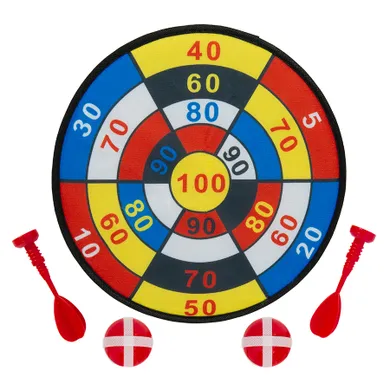 Smiki, tarcza z rzutkami, gra zręcznościowa