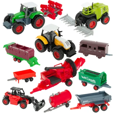 Smiki, Traktory i pojazdy rolnicze, 12 elementów
