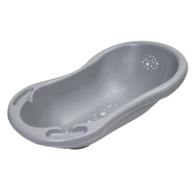Smiki, wanienka niemowlęca, gwiazdki, szara, 80 cm