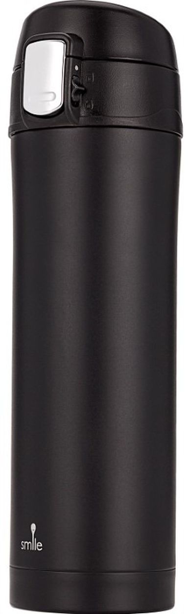 Smile, termos turystyczny, STT-2/2, czarny, 420 ml