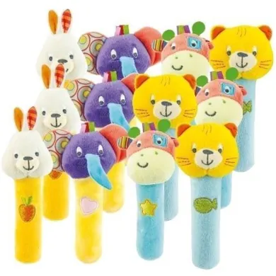 Smily Play, grzechotka miękka, zwierzęta, 1 szt.