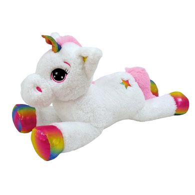 Smily Play, tęczowy jednorożec, maskotka, 40-85 cm