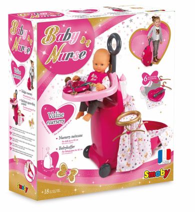 Smoby, Cotoons, Baby Nurse, walizka wielofunkcyjna dla lalki