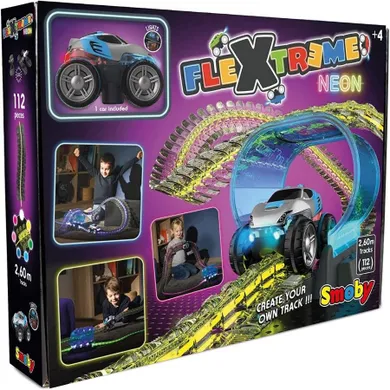 Smoby, Flextreme Neon, tor samochodowy