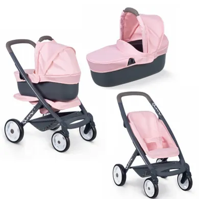 Smoby, Maxi Cosi, wózek dla lalek 3w1