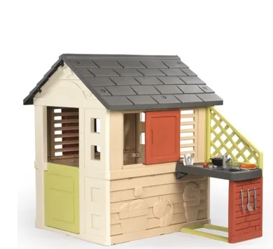 Smoby, Nature z kuchnią, domek ogrodowy