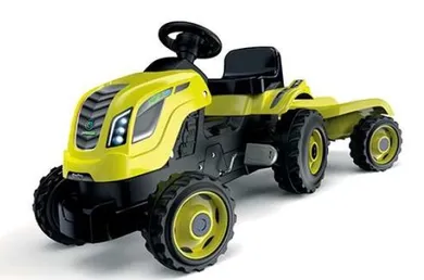 Smoby, Traktor XL, jeździk, zielony