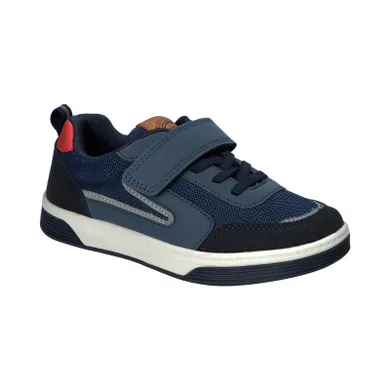 Sneakersy chłopięce, niebieskie, skórzana wkładka, American Club