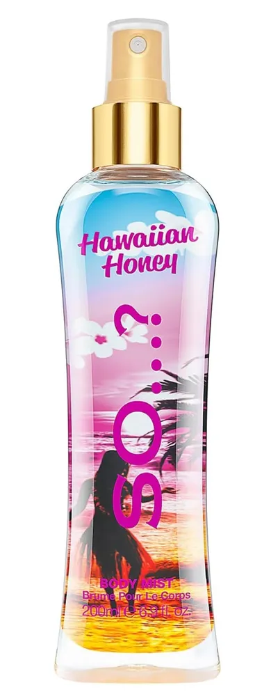 So..?, Escapes!, perfumowana mgiełka do ciała, Hawaiian honey, 200 ml