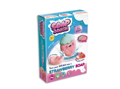 Soap Dough, Strawberry, zestaw do zrobienia mydełka
